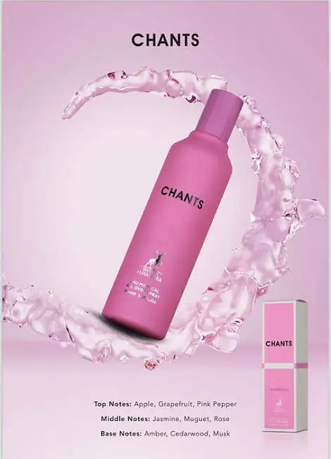 Chants All Over Mistical Perfume Spray By Maison Alhambra 150 ML